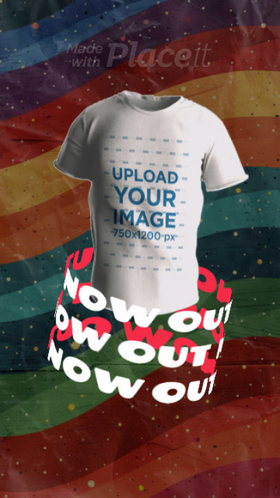 3D T-Shirt Video for a Pride Month-Themed Collection